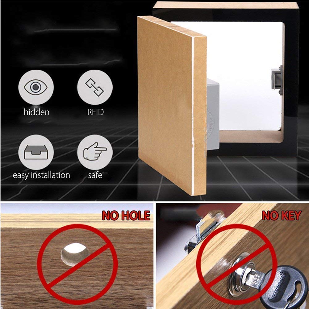 Free opening invisible lock drawer shoe cabinet smart cabinet wardrobe lock sauna lock induction cabinet lock